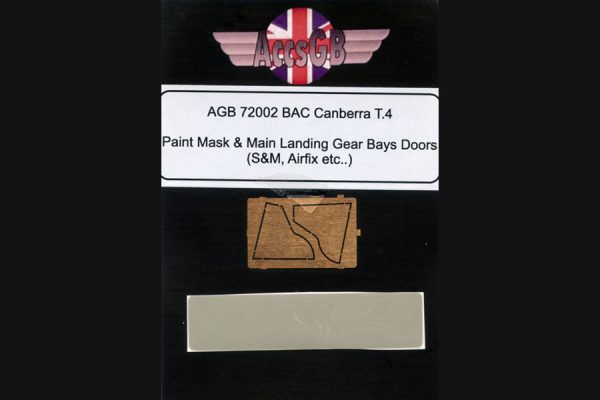 AGB BAC/EE Camberra T.4 Main U/C Doors and Paint Masks - 1/72