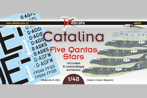 DK Decals Catalina - Five Qantas Stars