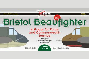 DK Decals Beaufighter in RAF and Commonwealth Service - 1/72