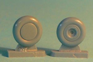 P-40 wheels (for later series P-40E, etc)
