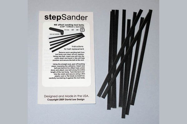 stepSander Offset Sanding Tool Refill Pack 220 grit