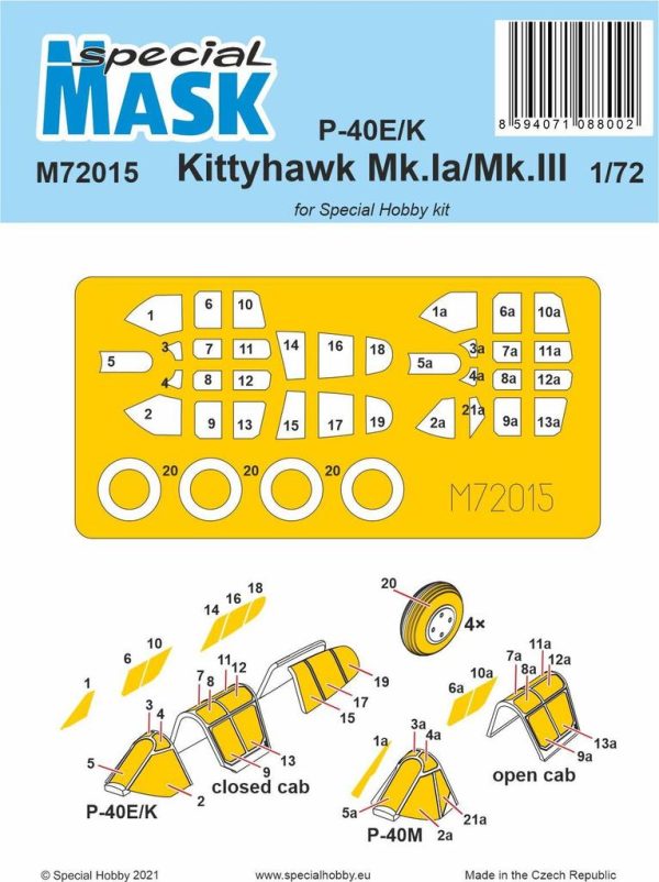 P-40E/K Kittyhawk Mk.Ia/Mk.III - 1/72