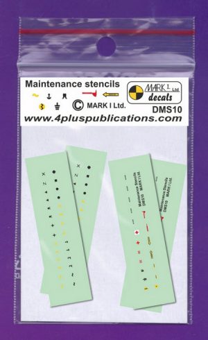 Maintenance Stencils - 1/72 Scale