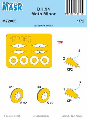 DH.94 oth Minor Painting Masks - 1/72