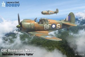 CAC Boomerang Mk.I/II "Australian Emergency Fighter - 1/72 Scale