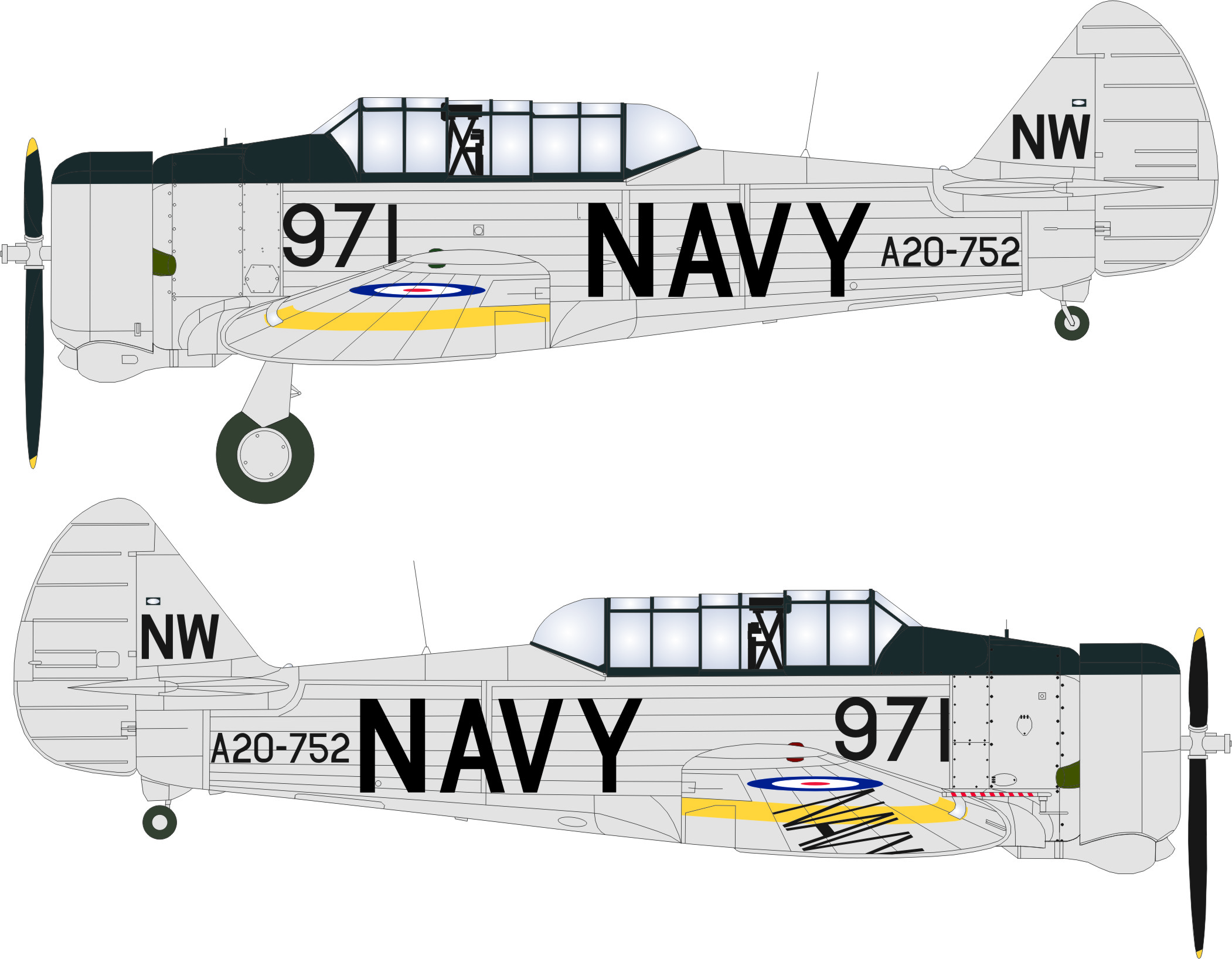 RAN and RAAF Post-War Wirraways – 1/72 Scale