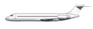 Fly DC-9 kit with Red Roo Boeing 717 Conversion Parts
