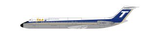TAA DC-9 1970s livery - 1/144 Scale
