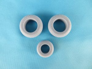 Block Tread Tyres for the Revell 1/32 Scale Meteor Mk.8 Kit